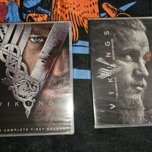 Vikings Season 1 & 2 (DVD, 6-Disc Set) Lot of 2 New